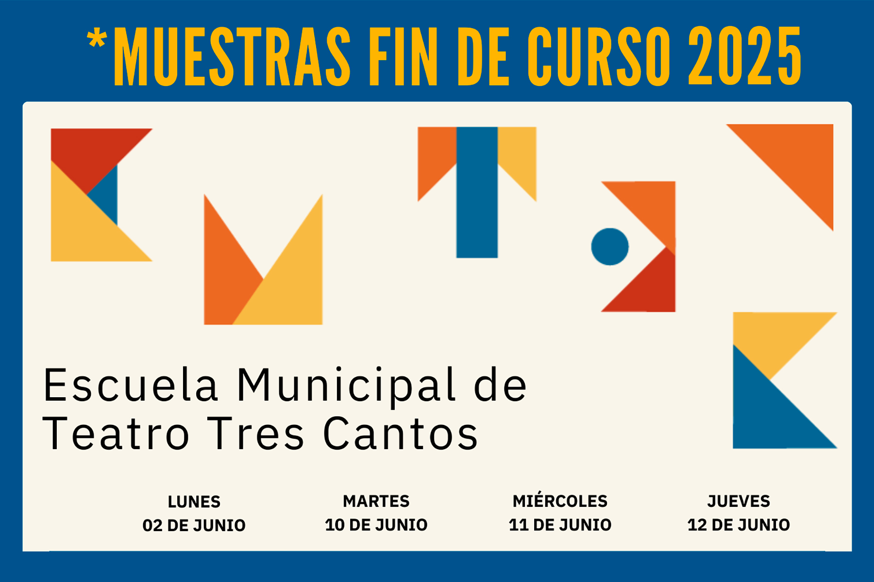 Muestras fin de curso escuela municipal de teatro de Tres Cantos Yllana noticia web